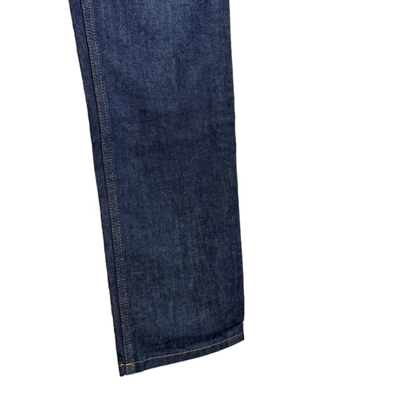 Everlane High Rise Straight Leg Rigid Dark Blue Wash Jeans Denim 30 30x32 - Picture 8 of 15